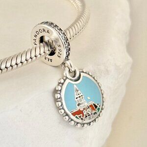 Pandora DisneyCastle Good Friend Dangle S925 Silver Charm
